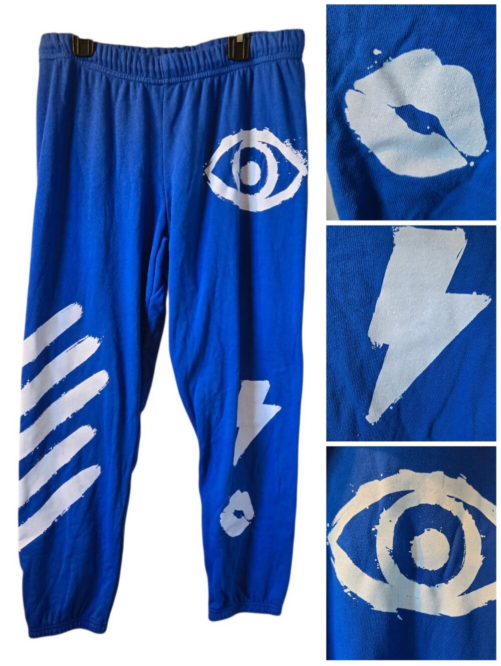 Lauren Moshi Painted Evil Eye alana sweatpants